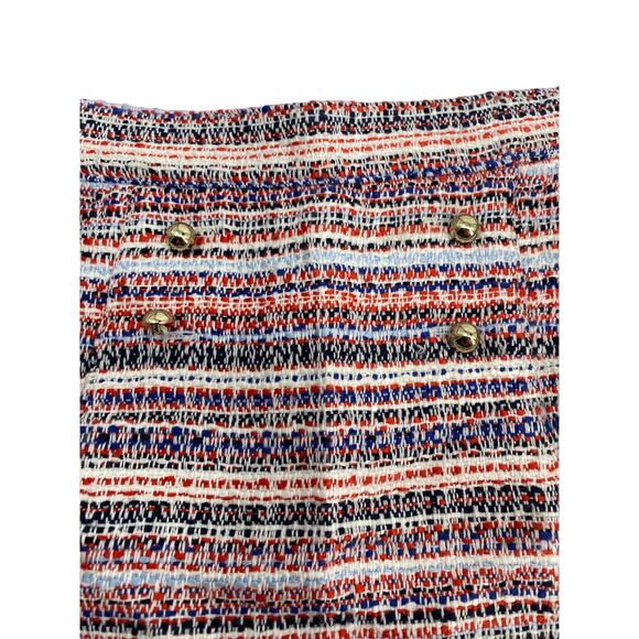 Janie and Jack girls 4 tweed  buttoned side zip skirt - Picture 2 of 5